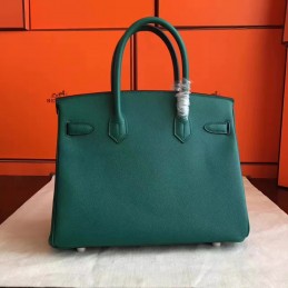 Green Birkin 30 Gold Hardware Bag