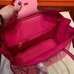 Pink Birkin 30 Smooth Leather Gold Hardware Bag