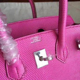 Pink Birkin 25 Palladium Hardware Bag
