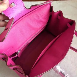 Pink Birkin 25 Palladium Hardware Bag