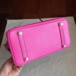 Pink Birkin 25 Palladium Hardware Bag
