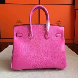Pink Birkin 25 Palladium Hardware Bag