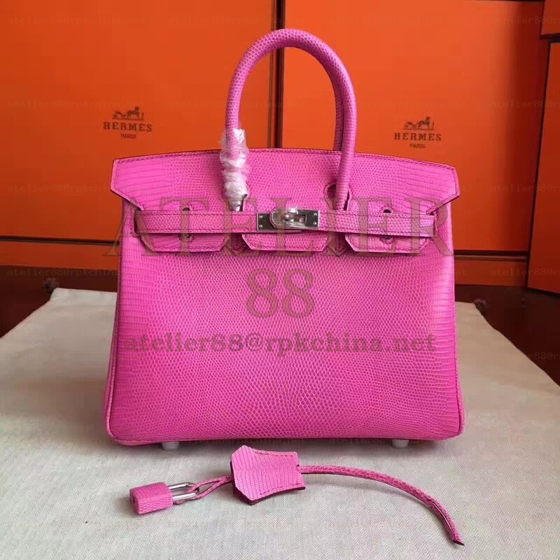 Pink Birkin 25 Palladium Hardware Bag