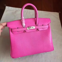 Pink Birkin 25 Palladium Hardware Bag