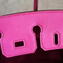Pink Birkin 25 Palladium Hardware Bag