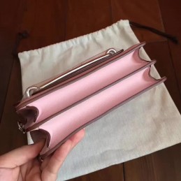 Light Pink Roulis 18 Bag Palladium Chain