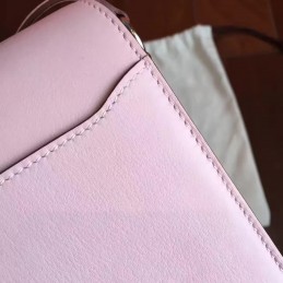 Light Pink Roulis 18 Bag Palladium Chain