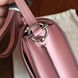 Light Pink Roulis 18 Bag Palladium Chain