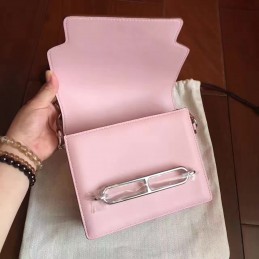 Light Pink Roulis 18 Bag Palladium Chain