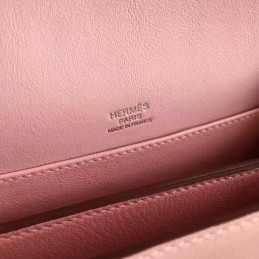 Light Pink Roulis 18 Bag Palladium Chain