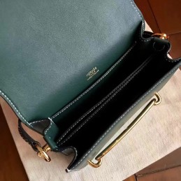 Green Roulis 18 Gold Hardware Bag