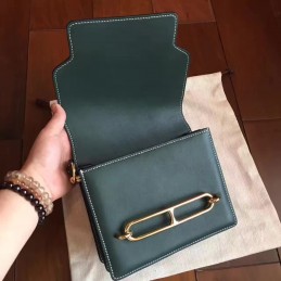 Green Roulis 18 Gold Hardware Bag