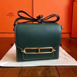 Green Roulis 18 Gold Hardware Bag
