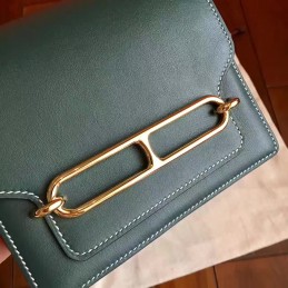 Green Roulis 18 Gold Hardware Bag