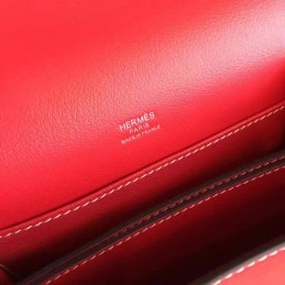 Red Tan Roulis 18 Smooth Leather Bag