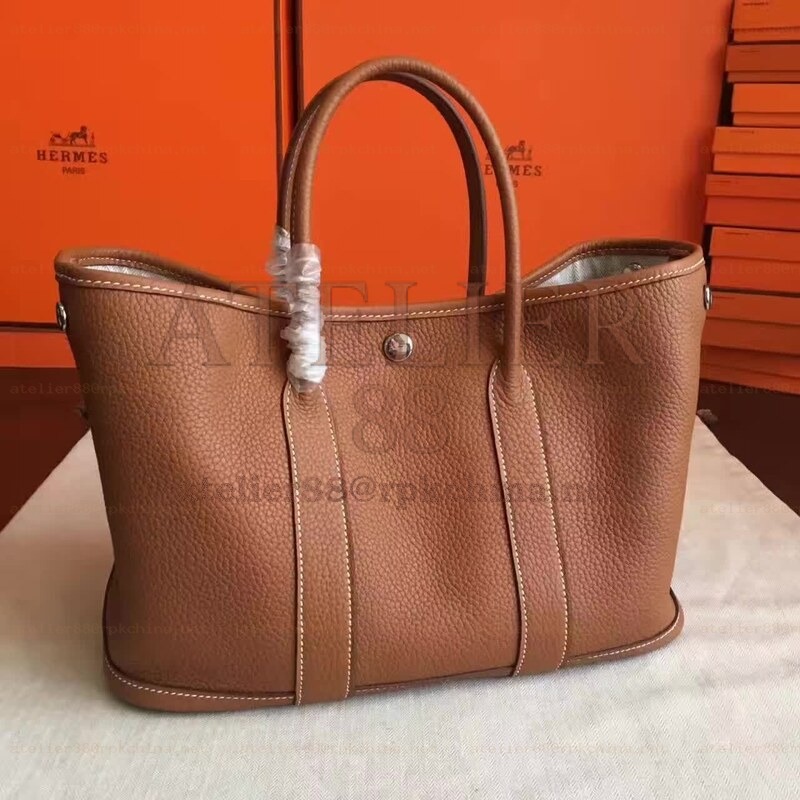 Tan Garden Party 30 Textured Leather Bag