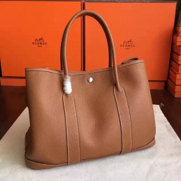 Tan Garden Party 30 Textured Leather Bag