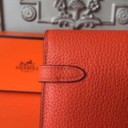 Orange Kelly Wallet