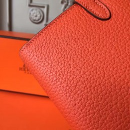 Orange Kelly Wallet