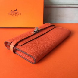 Orange Kelly Wallet