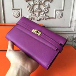 Purple Kelly Wallet