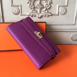 Purple Kelly Wallet