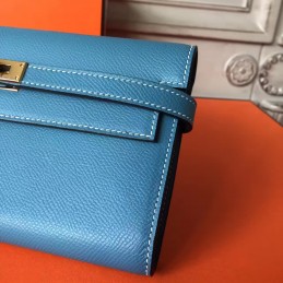 Blue Kelly Wallet