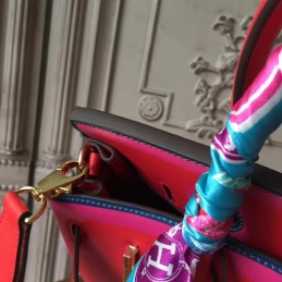 Red Multicolor Birkin 30 Bag