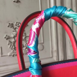 Red Multicolor Birkin 30 Shoulder Strap Bag