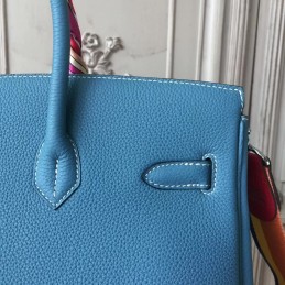 Blue Print Birkin 35 Bag