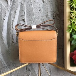Tan Roulis 18 Gold Hardware Bag