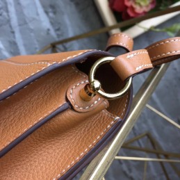 Tan Roulis 18 Gold Hardware Bag