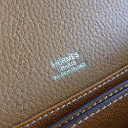 Tan Roulis 18 Gold Hardware Bag