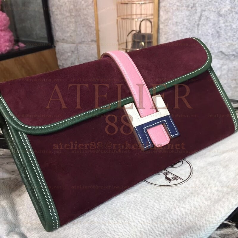 Burgundy Jige Elan 29 Clutch