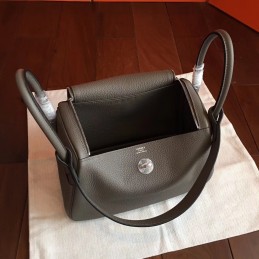 Black Lindy 30 Smooth Leather Bag