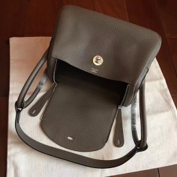 Black Lindy 30 Smooth Leather Bag