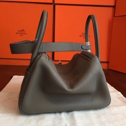 Black Lindy 30 Smooth Leather Bag
