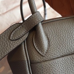 Black Lindy 30 Smooth Leather Bag