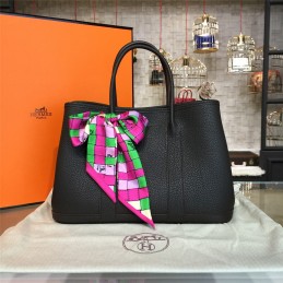 Black Garden Party 30 Bag With Pink Scarf