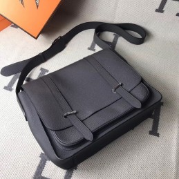Black Steve Caporal 35 Messenger Bag