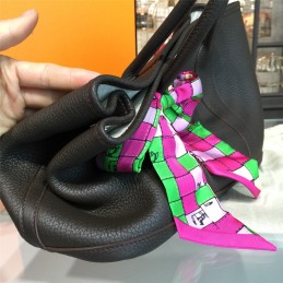 Black Garden Party 30 Bag With Pink Scarf