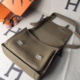 Taupe Steve Caporal 35 Messenger Bag