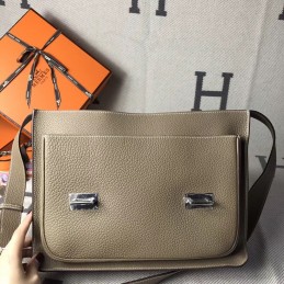 Taupe Steve Caporal 35 Messenger Bag