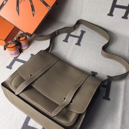 Taupe Steve Caporal 35 Messenger Bag