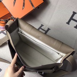 Taupe Steve Caporal 35 Messenger Bag