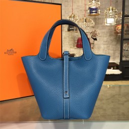 Blue Picotin Lock 13 Bag