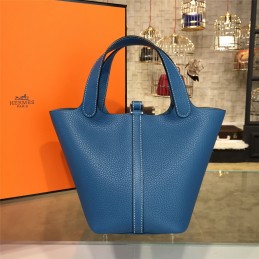 Blue Picotin Lock 13 Bag