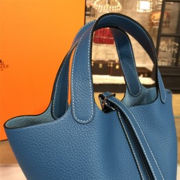 Blue Picotin Lock 13 Bag