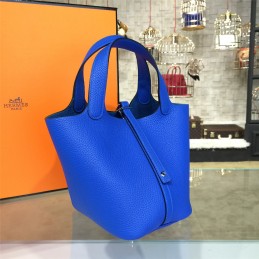 Royal Blue Picotin Lock 13 Bag