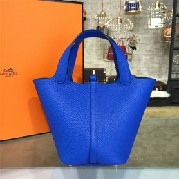 Royal Blue Picotin Lock 13 Bag